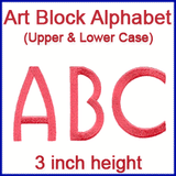 A Art Block Alphabet Design Pack