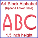 A Art Block Alphabet Design Pack