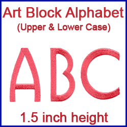 A Art Block Alphabet Design Pack