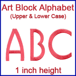 A Art Block Alphabet Design Pack