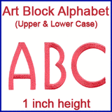 A Art Block Alphabet Design Pack