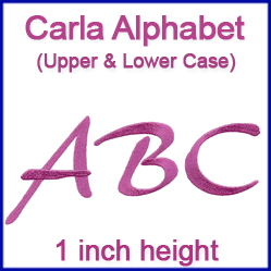 A Carla Alphabet Design Pack