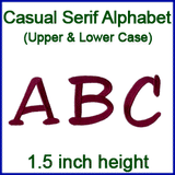A Casual Serif Alphabet Design Pack