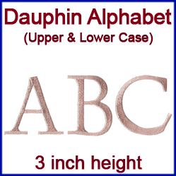 A Dauphin Alphabet Design Pack