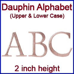 A Dauphin Alphabet Design Pack