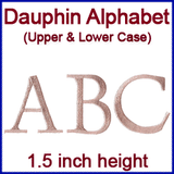 A Dauphin Alphabet Design Pack