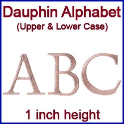 A Dauphin Alphabet Design Pack