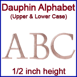 A Dauphin Alphabet Design Pack