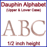 A Dauphin Alphabet Design Pack