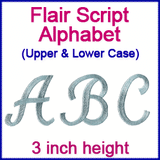 A Flair Script Alphabet Design Pack