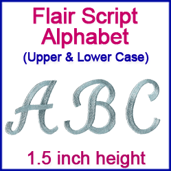 A Flair Script Alphabet Design Pack