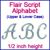 A Flair Script Alphabet Design Pack