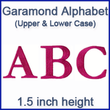 A Garamond Alphabet Design Pack