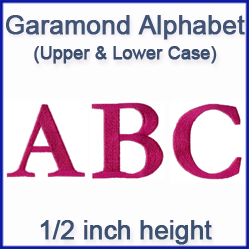 A Garamond Alphabet Design Pack