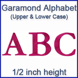 A Garamond Alphabet Design Pack
