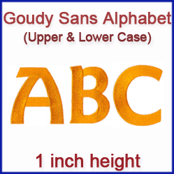 A Goudy Sans Alphabet Design Pack