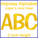 A Impress Alphabet Design Pack