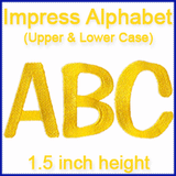 A Impress Alphabet Design Pack