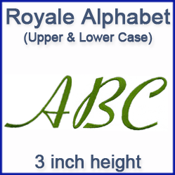 A Royale Alphabet Design Pack