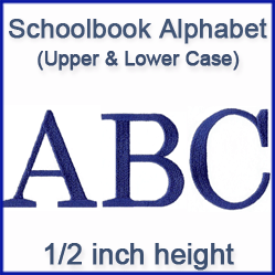 A Schoolbook Alphabet Design Pack