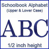 A Schoolbook Alphabet Design Pack