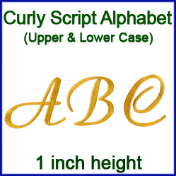 A Curly Script Alphabet Design Pack