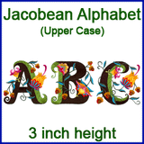 A Jacobean Alphabet Design Pack