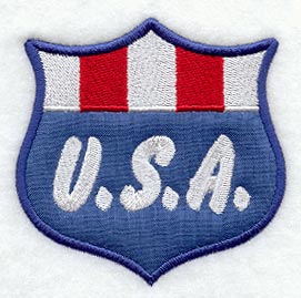 U.S.A. Magnet (In-the-Hoop)