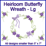 A Heirloom Butterfly Wreath Design Pack