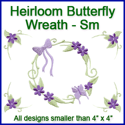 A Heirloom Butterfly Wreath Design Pack