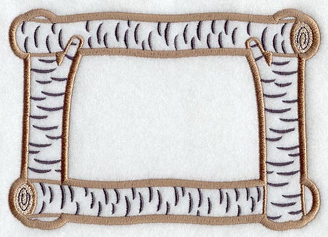 Birch Log Photo Frame (In-the-Hoop)