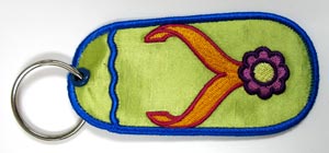 Flip Flop Keychain - with Pocket (In-the-Hoop)