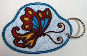 Butterfly Keychain (In-the-Hoop)