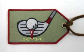 Golf Luggage Tag (In-the-Hoop)