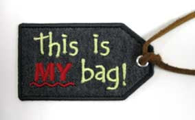 My Bag Luggage Tag (In-the-Hoop)