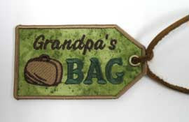 Grandpa's Luggage Tag (In-the-Hoop)