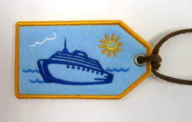 Cruise Ship Luggage Tag (In-the-Hoop)