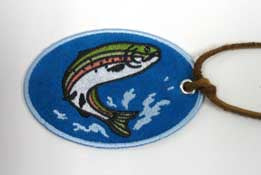 Trout Luggage Tag (In-the-Hoop)