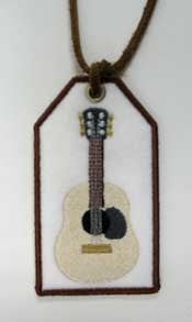 Guitar Luggage Tag (In-the-Hoop)