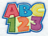 ABC 123 Magnet (In-the-Hoop)