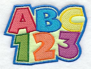 ABC 123 Magnet (In-the-Hoop)