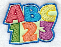 ABC 123 Magnet (In-the-Hoop)