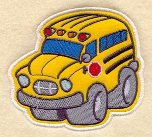 School Bus Magnet (In-the-Hoop)