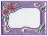 Art Nouveau Roses Photo Frame (In-the-Hoop)