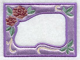 Art Nouveau Roses Photo Frame (In-the-Hoop)