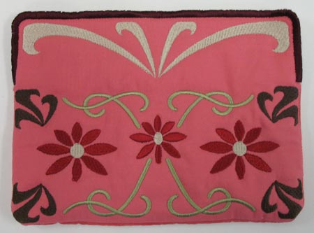 Art Nouveau Flowers Sunglasses Case (In-the-Hoop)