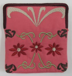 Art Nouveau Flowers Coin Purse (In-the-Hoop)