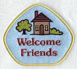 Welcome Friends Magnet (In-the-Hoop)
