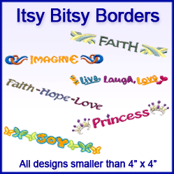 A Itsy Bitsy Borders Design Pack