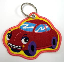 Racecar 1 Keychain (In-the-Hoop)